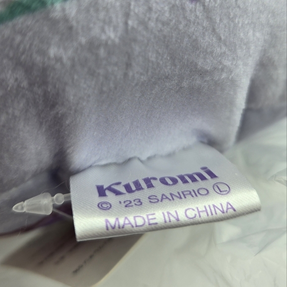 Sanrio Kuromi mochi round pillow cushion Purple - Picture 4 of 6